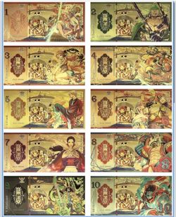 One Piece Gold Banknote