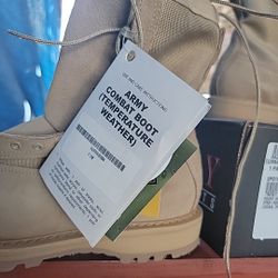 Rocky Army Combat Boots Temperature Weather Acu Tw Size 11xw 