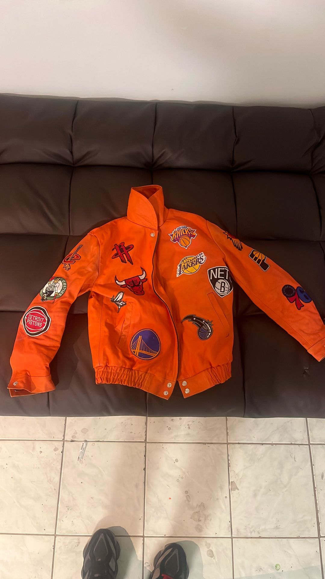 Leather NBA Jacket
