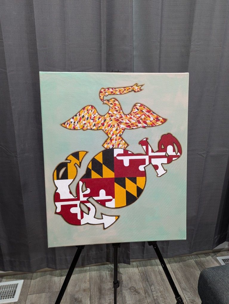 USMC Pride Canvas Painting