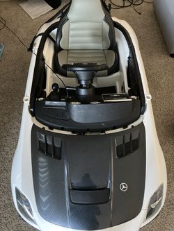 Mercedes SLS AMG Final Edition 12V Kids Ride-On Car with Parental Remote | White