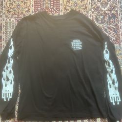 Eric Emanuel EE Long Sleeve T-Shirt White/Grey