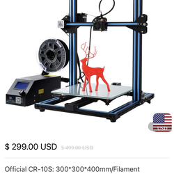 CR-10S 300*300*400mm/ Filament 3D Printer