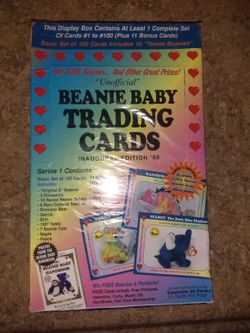 Unofficial Beanie Baby Cards Unopened Box