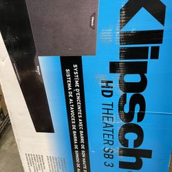 Klipsch Sound Bar Sb3 With Subwoofer 