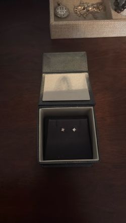 14k Diamond and Gold Earrings