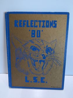 Vintage 1980 Reflections ’80 LSE Yearbook Lincoln Sr Elementary Stockton CA