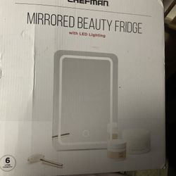 Mirrored Beauty Fridge 