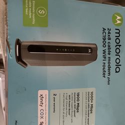 Motorola Cable Modem Plus Wi-Fi Router