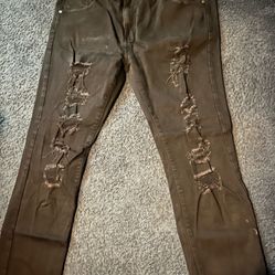 Mens Black RPM Jeans Sz 40x32