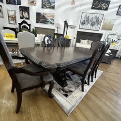 Maylee 7pc Dining Set - Labor Day Special ✅