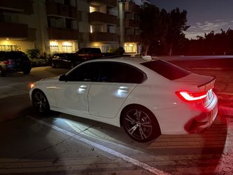 BMW 3 Series White Sedan