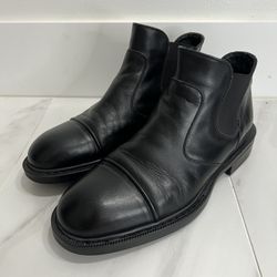 Bacco Bucci Boots Mens 11 Black Leather