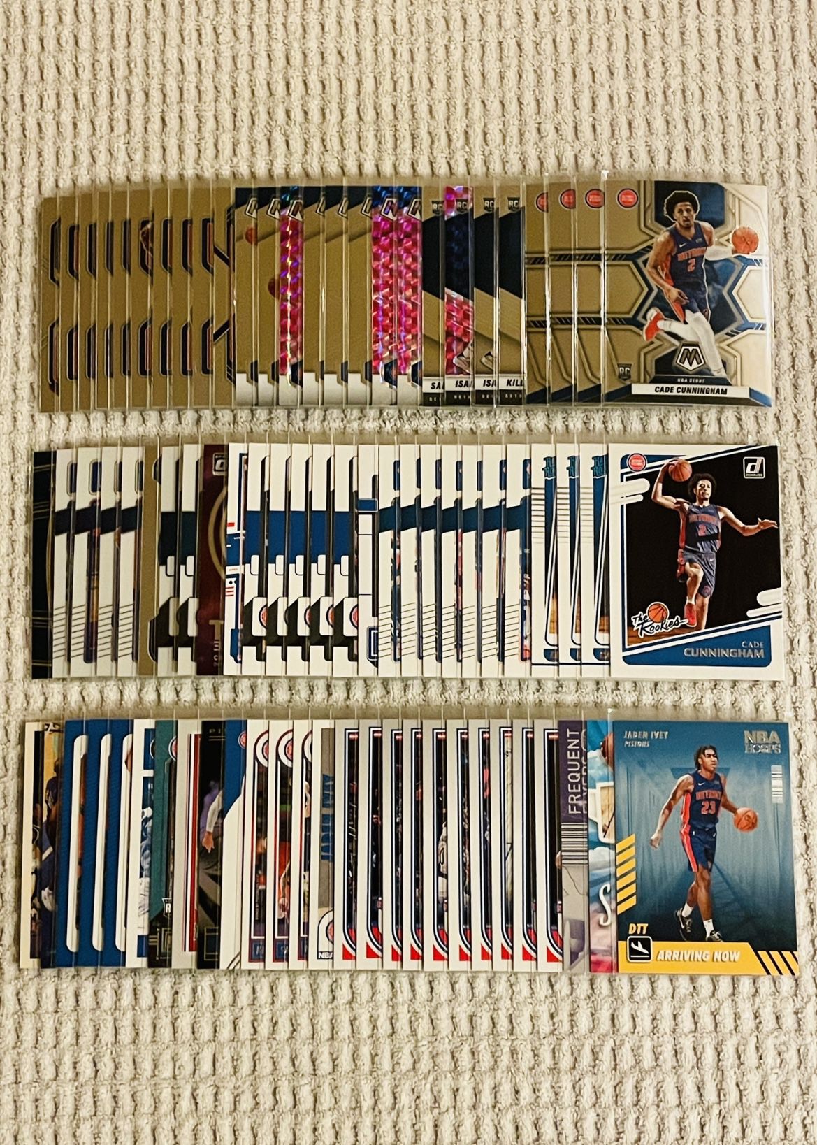 Detroit Pistons 80 Card Basketball Lot!