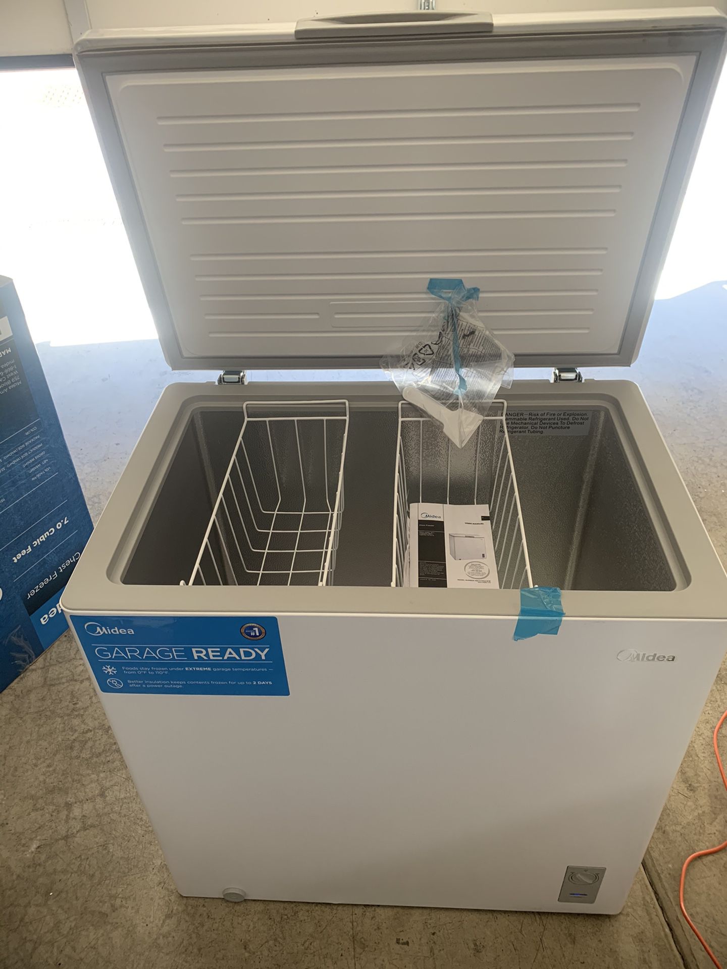 7 Cubic Ft Chest Freezer Never Used Open Box. Free Delivery?