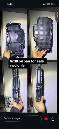 Vr 30 oil pan