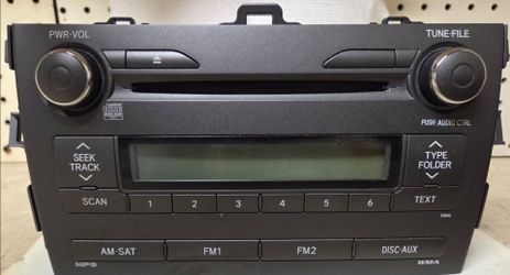 Panasonic AM/FM radio & CD player