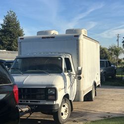 Gmc 3500 14’ Box Mobile Office Rv Sink Tv Stove 2 Ac Concession 