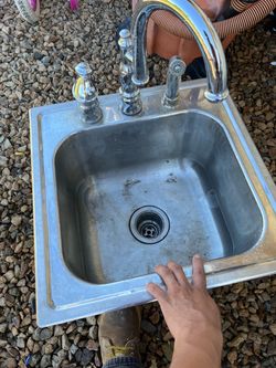 Small outdoor sink