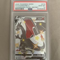 Charizard V Champions Path PSA 10