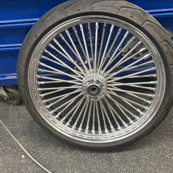 21 Inch Ride Wright Chrome Rim With Fat Spokes 