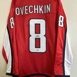 Alex Ovechkin signed Washington Capitals custom autographed jersey w/COA XL  813