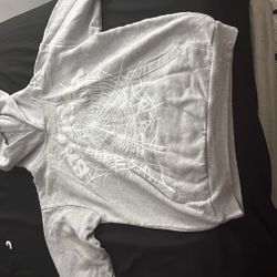 Sp5der Hoodie Grey Size M