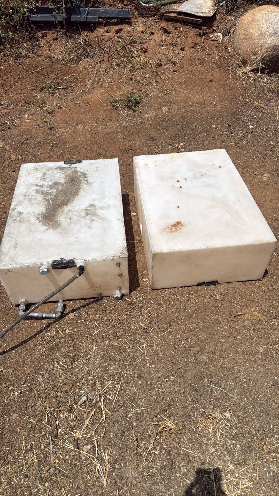 Fresh water tanks