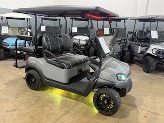 Custom club car tempo 4 passenger golf cart eco lithium battery