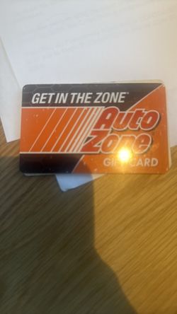Auto zone gift card