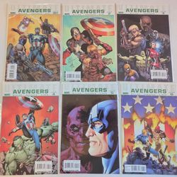 Ultimate Avengers #1-6 Complete Set Marvel Comics 2009