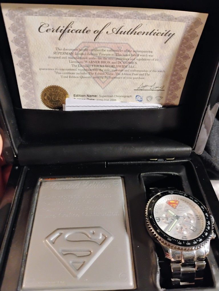 Superman With Papers And Original Boxes