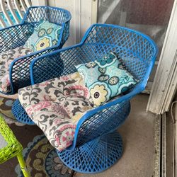 Mid-Century, Modern Spun Fiberglass Chairs!