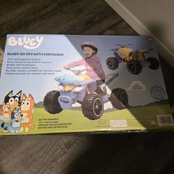 Bluey 12v ATV with Surfboard storage 