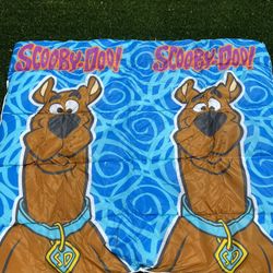 Vtg Scooby Doo Sleeping Back 