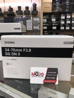 Sigma 24-70mm F/2.8 DG DN II Art Lens Sony E Limited Time Sale