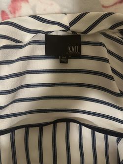 Stripped Blue Cardigan