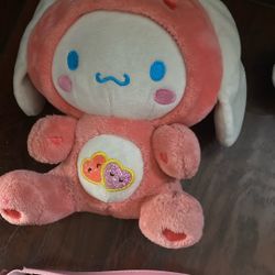 cinnamoroll/care bear plushy 