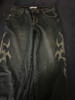 Dark blue jeans baggy size 13/31