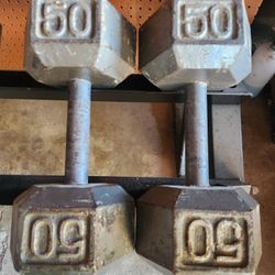 50 LBS DUMBBELL PAIR 