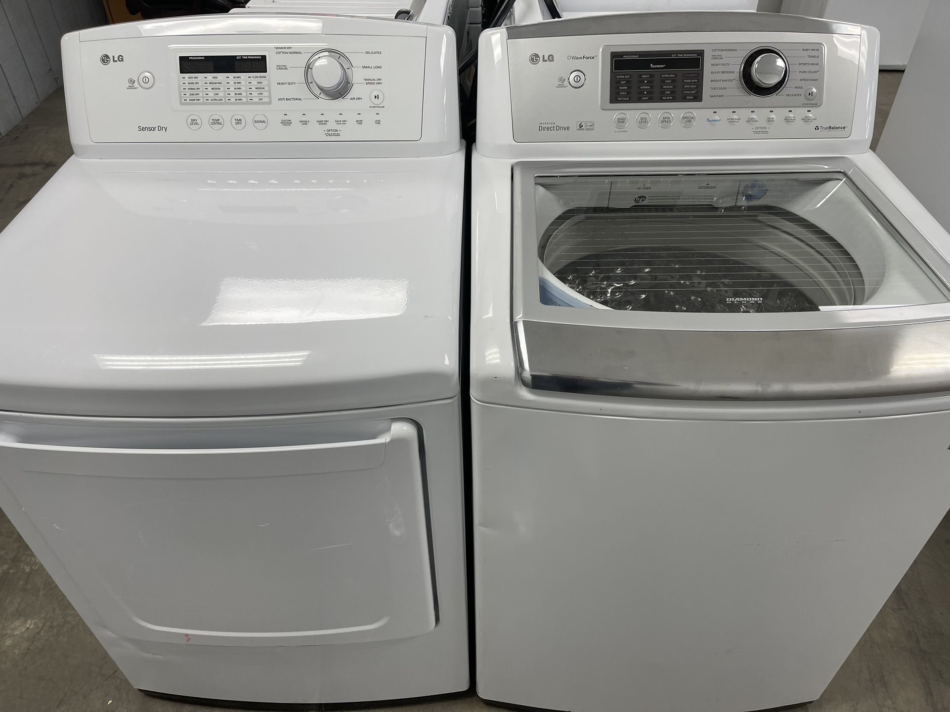 washer and dryer set no agitator