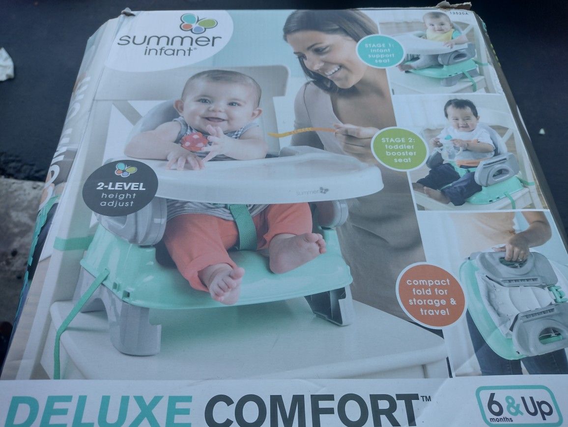 summer infant deluxe comfort folding booster seat