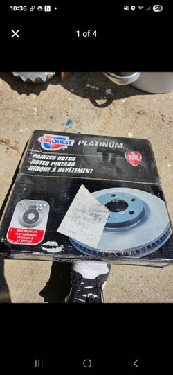 Painted rotors by car quest  new in box rotor shield Part # YH145713P