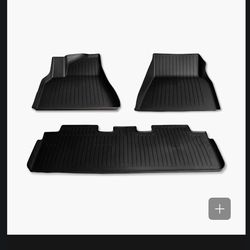 New Interior & Trunk Tesla Model Y 2020-2024|All Weather interior and rear trunk and cargo mats.