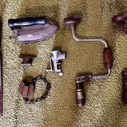 Lot of 9 Antique | Vintage Tools & Things