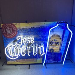 🔥 Jose Cuervo Silver Neon Beer Sign Bar Light