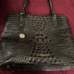 Brahmin Leather Ezra Tote - Green