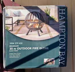 Hampton Bay Briarglen 35 in. Outdoor Fire Globe