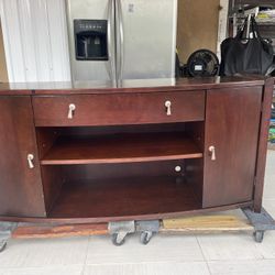 Traditional Wood TV Stand