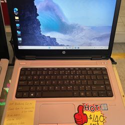 HP ProBook 640 G2 Intel Core i5-6th Gen @ 2.30Ghz, 8GB RAM, 256GB SSD Windows 11 Pro 